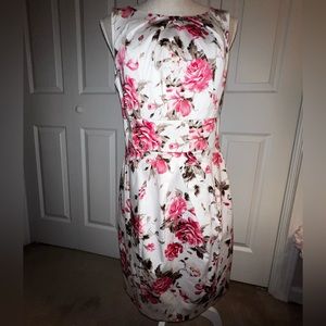 I.N. Studio Floral Printed Sleeveless Dress | Size 6